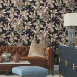 York Designer Series Briarwood Black Wallpaper - SKU GT4521