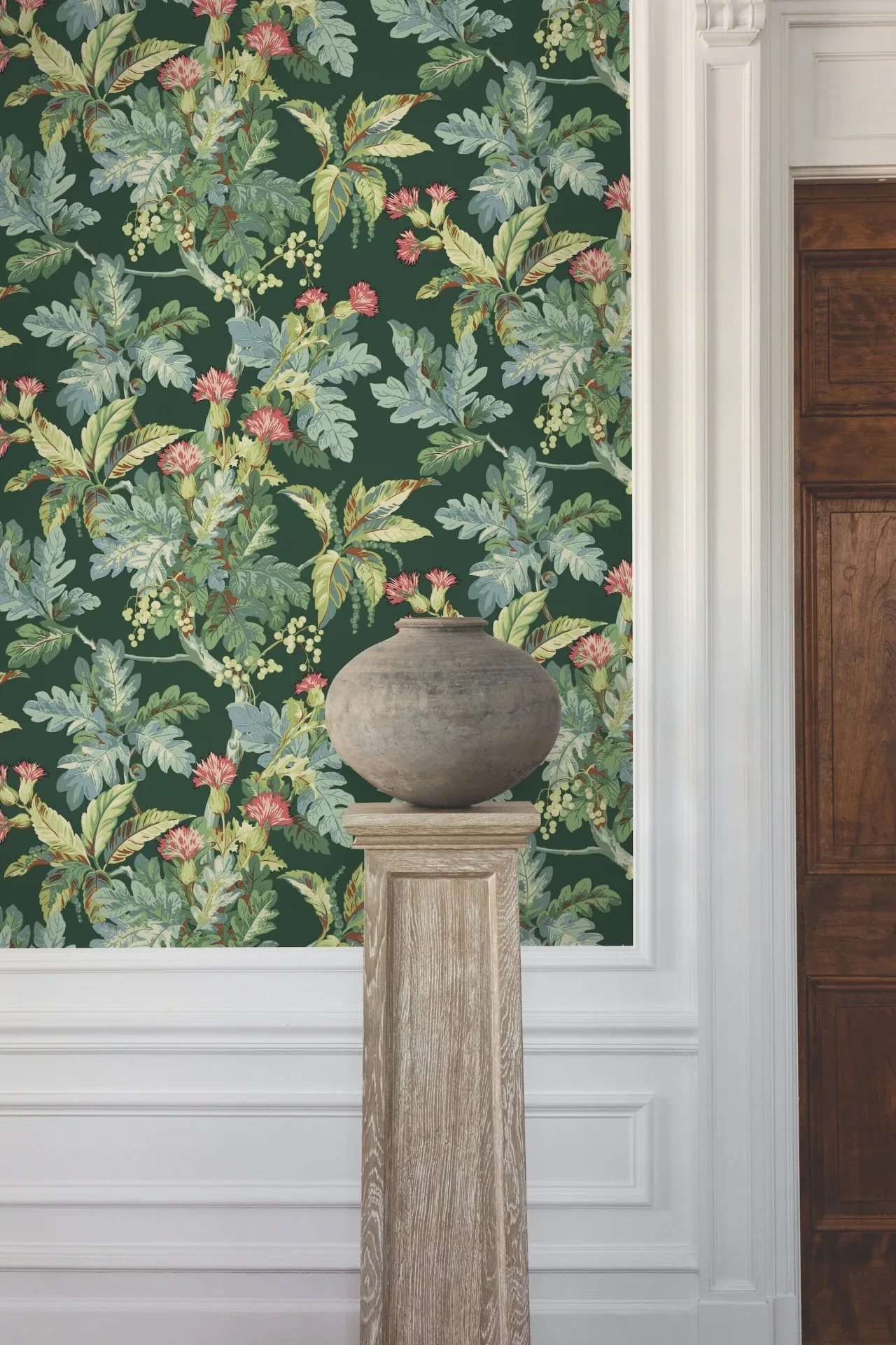 York Designer Series Briarwood Green Wallpaper - SKU GT4525