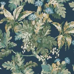 York Designer Series Briarwood Navy Wallpaper - SKU GT4523