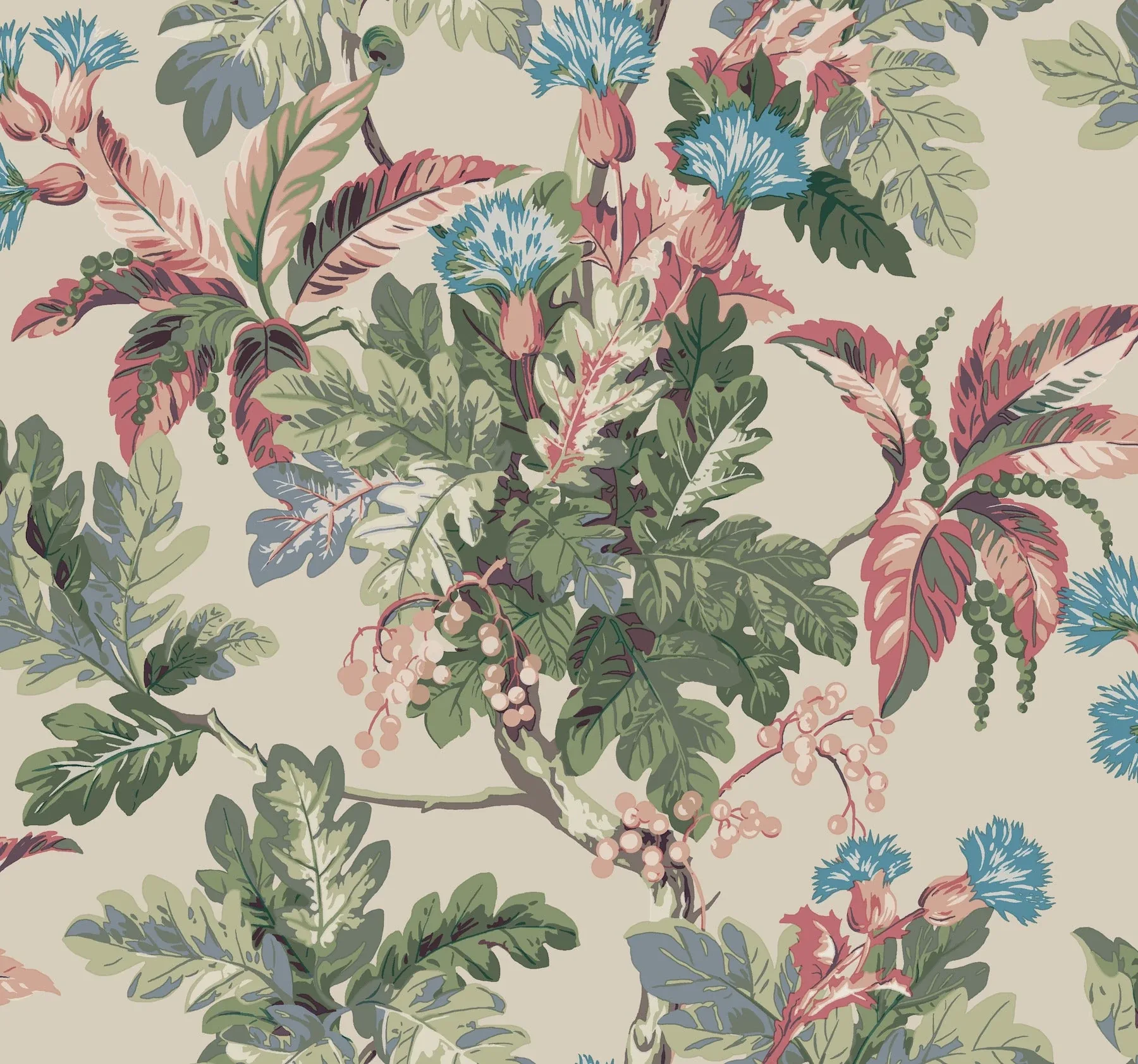 GT4522 | Briarwood Taupe Wallpaper