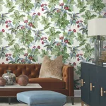 York Designer Series Briarwood White Wallpaper - SKU GT4524