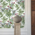 York Designer Series Briarwood White Wallpaper - SKU GT4524