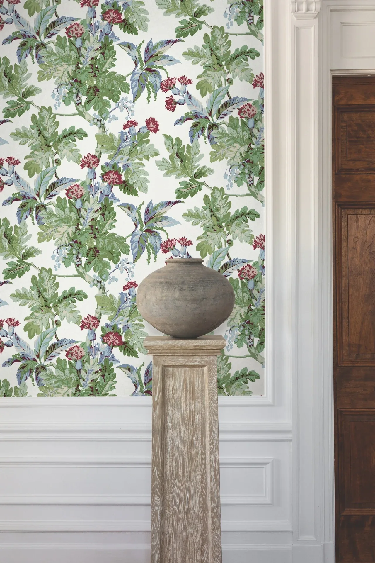 York Designer Series Briarwood White Wallpaper - SKU GT4524