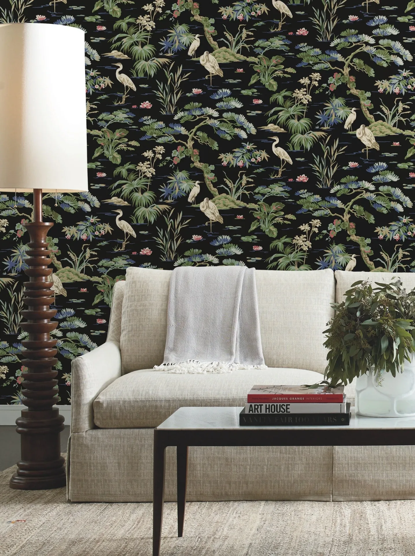 York Designer Series Bridgewater Black Wallpaper - SKU GT4535
