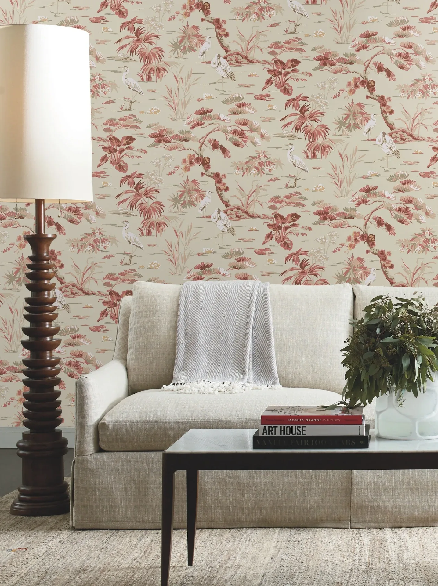 York Designer Series Bridgewater Coral Wallpaper - SKU GT4532