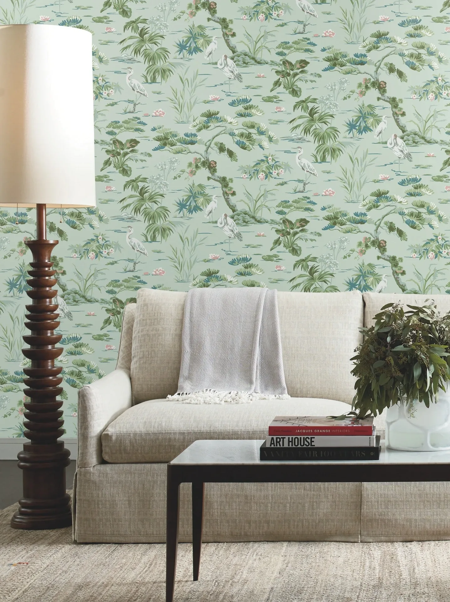 York Designer Series Bridgewater Mint Wallpaper - SKU GT4534