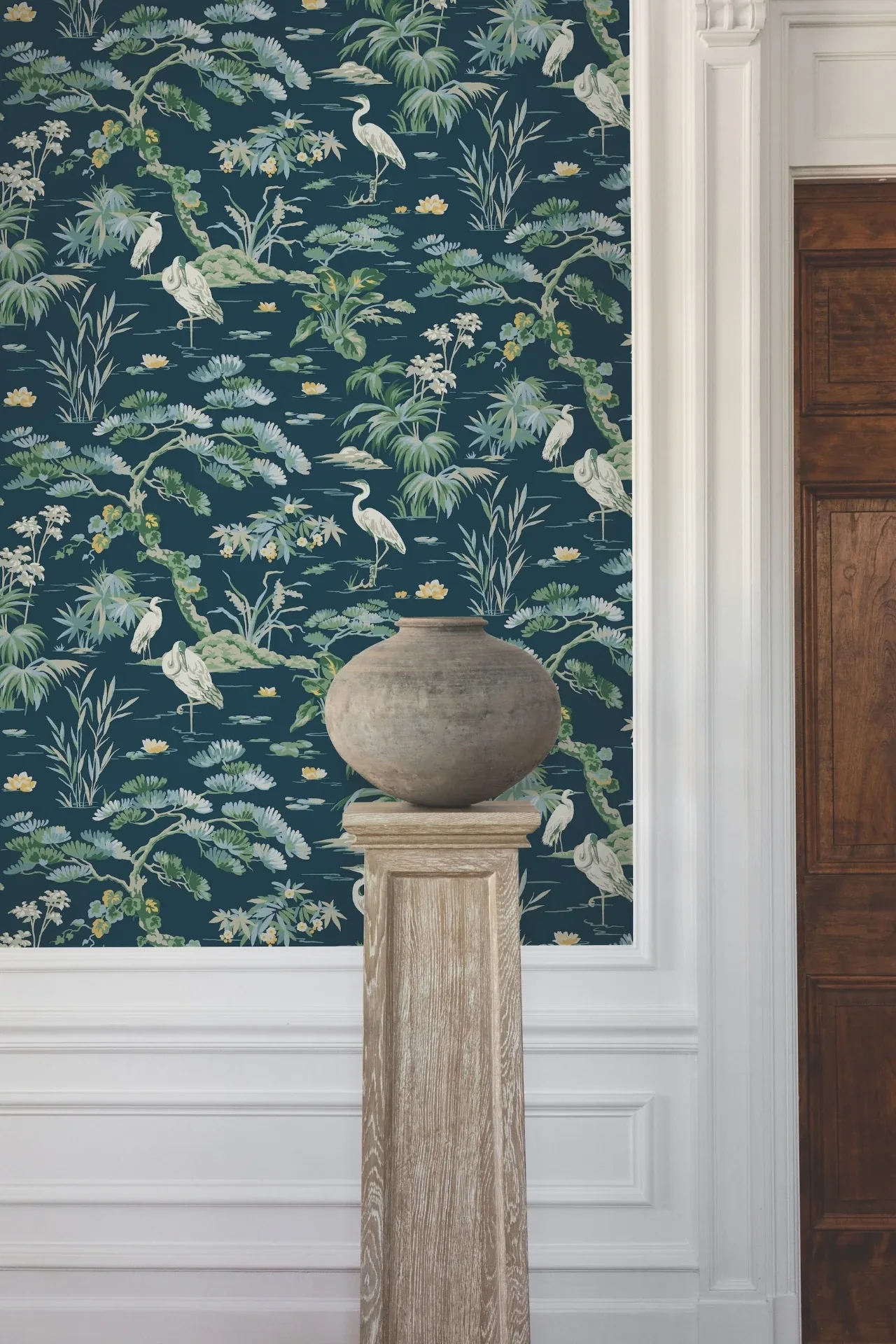 York Designer Series Bridgewater Navy Wallpaper - SKU GT4531