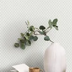 York Designer Series Brioni Grey Floral Stamp Wallpaper - SKU VP1395