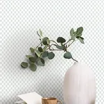 York Designer Series Brioni Light Blue Floral Stamp Wallpaper - SKU VP1391