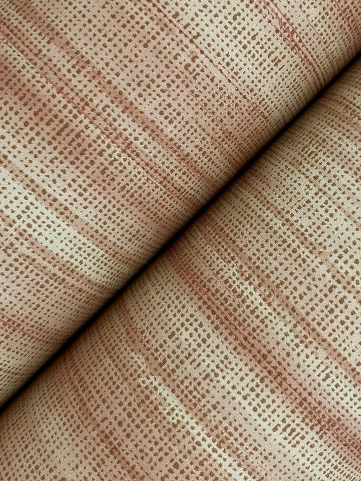 York Designer Series Brushed Linen Brick Wallpaper - SKU GT4565