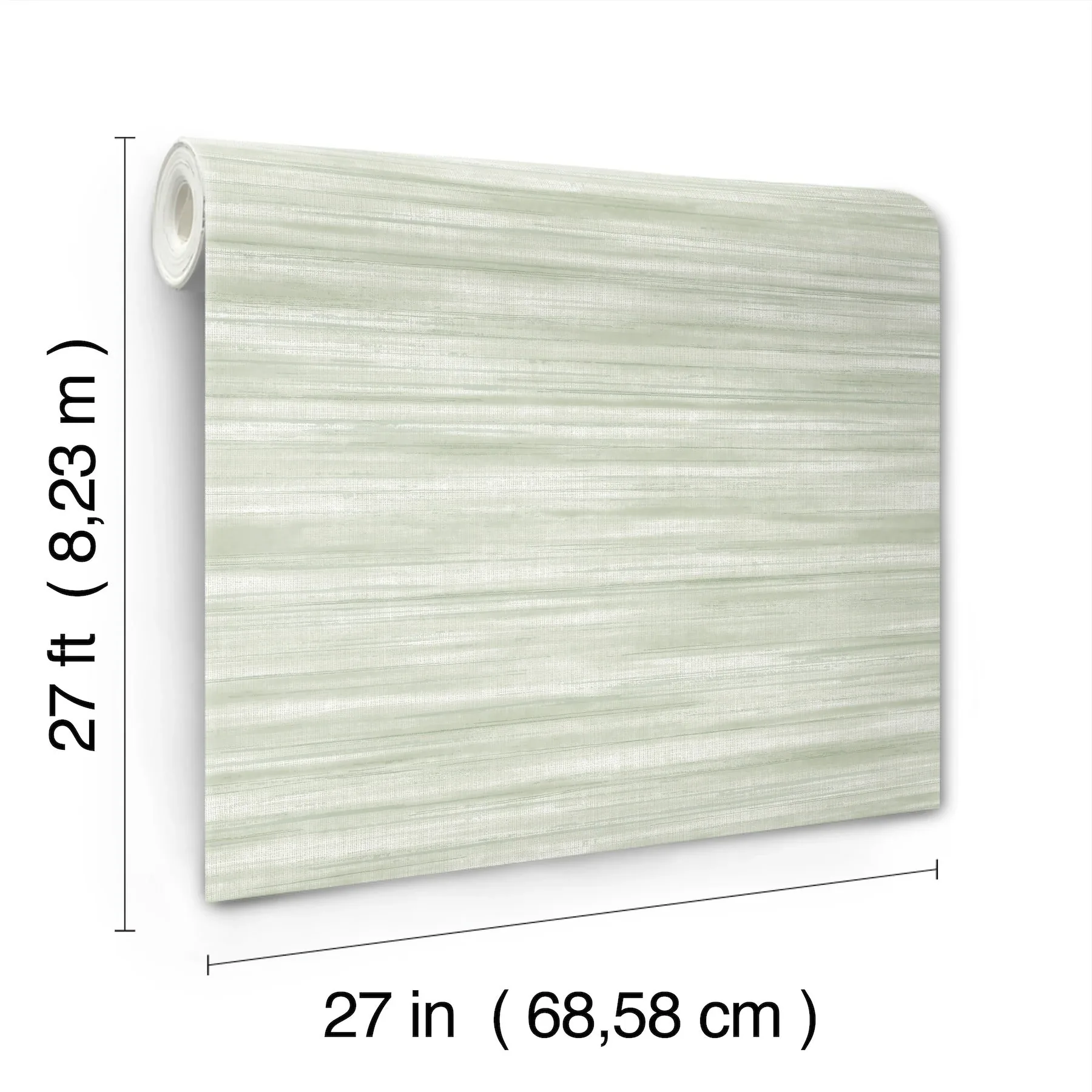 York Designer Series Brushed Linen Green Wallpaper - SKU GT4561