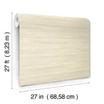 York Designer Series Brushed Linen Ivory Wallpaper - SKU GT4562