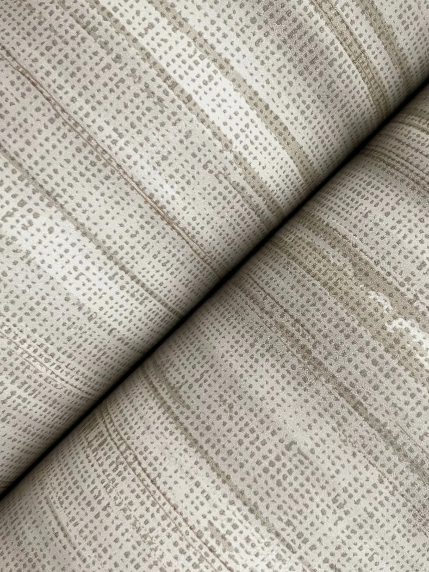 York Designer Series Brushed Linen Taupe Wallpaper - SKU GT4566