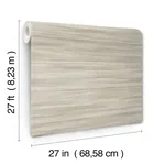York Designer Series Brushed Linen Taupe Wallpaper - SKU GT4566