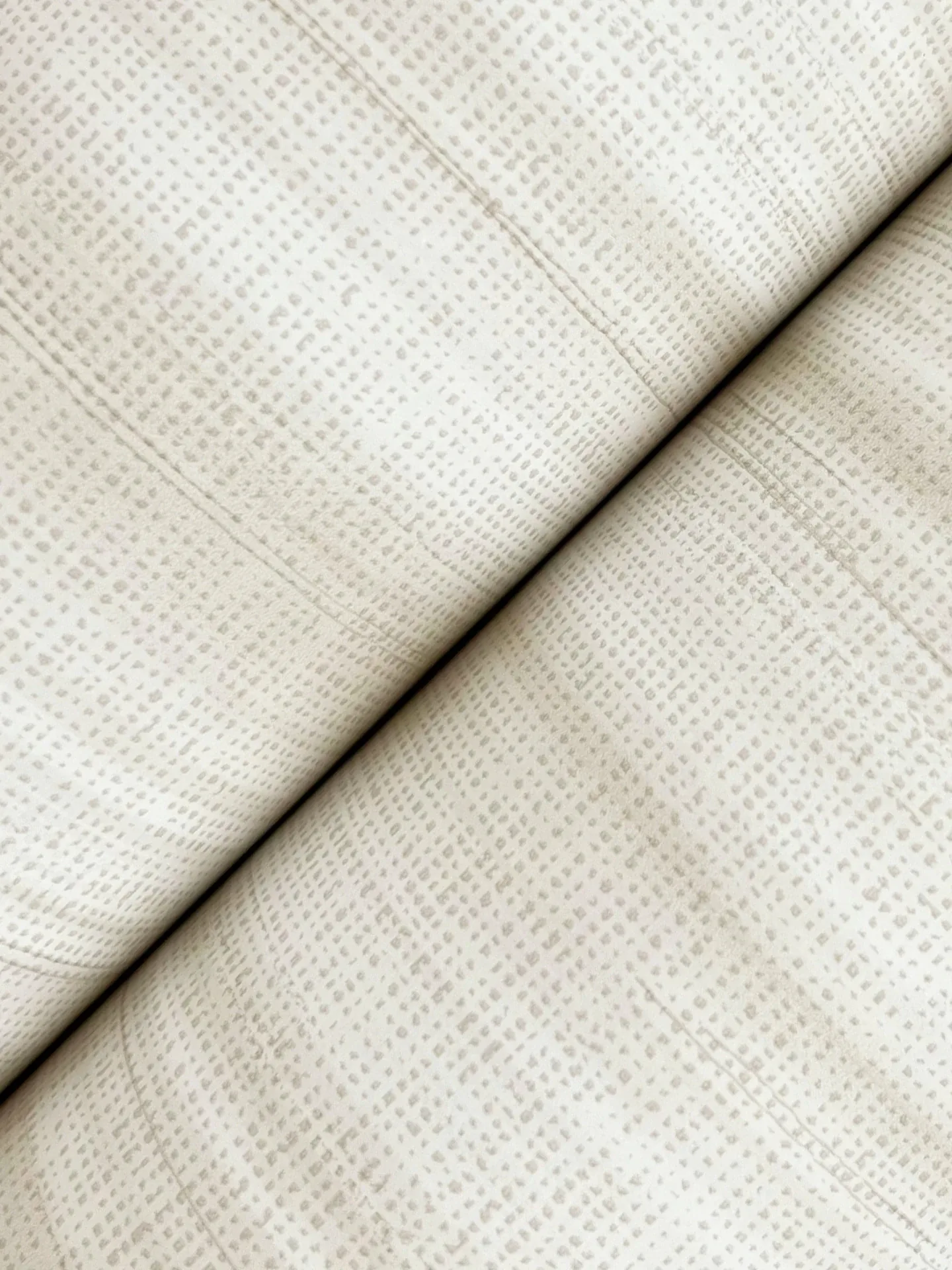 York Designer Series Brushed Linen White Wallpaper - SKU GT4563