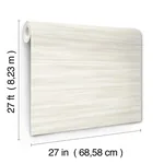 York Designer Series Brushed Linen White Wallpaper - SKU GT4563
