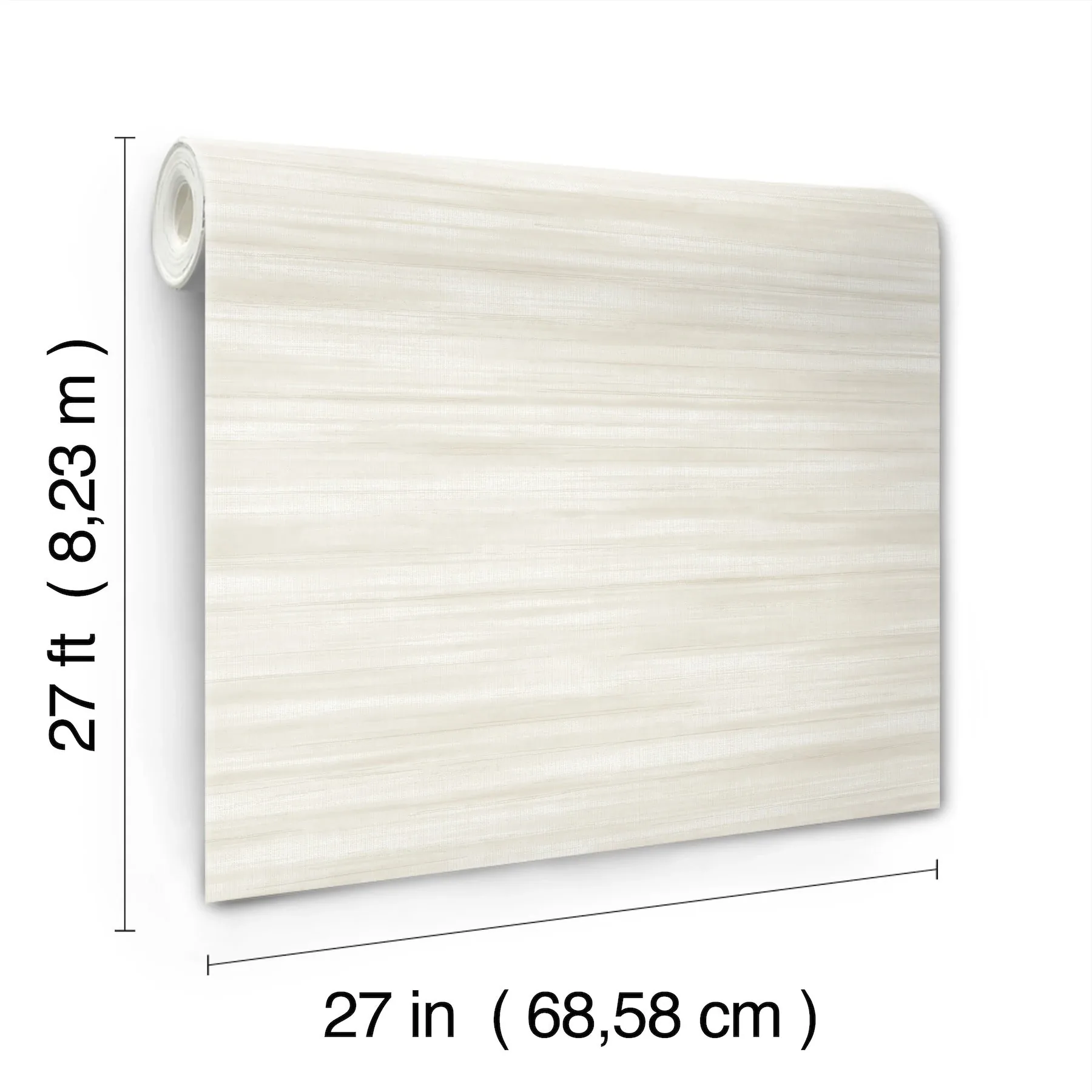 York Designer Series Brushed Linen White Wallpaper - SKU GT4563