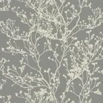 York Designer Series Budding Branch Silhouette Brown Wallpaper - SKU HC7518