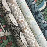 York Designer Series Butterfly Garden Black Metallic Wallpaper - SKU AC9162