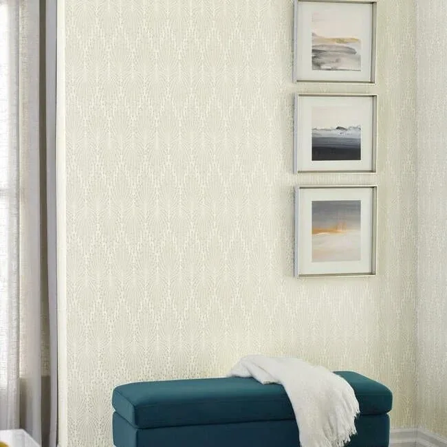 York Designer Series Café Society Cream Wallpaper - SKU CI2361