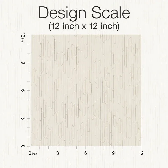 York Designer Series Calliope Pearl Trax Wallpaper - SKU RRD7614N