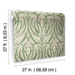 York Designer Series Calluna Linen Metallic Wallpaper - SKU AC9144