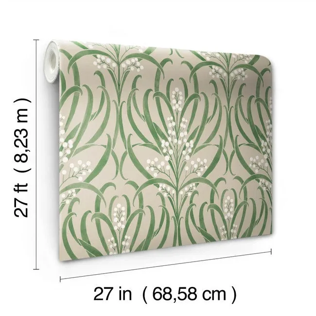 York Designer Series Calluna Linen Metallic Wallpaper - SKU AC9144