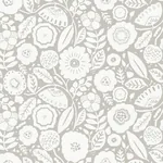 York Designer Series Camille Blossom Grey Wallpaper - SKU LM5393