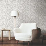York Designer Series Camille Blossom Grey Wallpaper - SKU LM5393