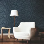 York Designer Series Camille Blossom Indigo Wallpaper - SKU LM5396