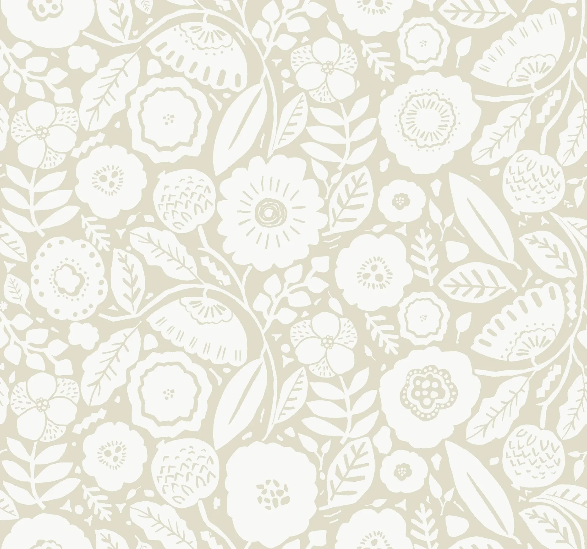 LM5394 | Camille Blossom Linen Wallpaper