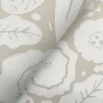 York Designer Series Camille Blossom Linen Wallpaper - SKU LM5394
