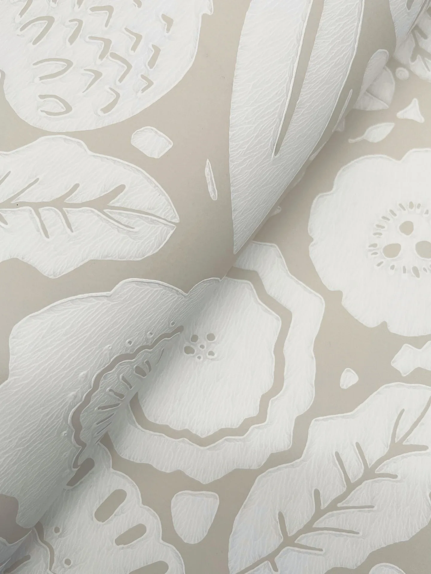 York Designer Series Camille Blossom Linen Wallpaper - SKU LM5394