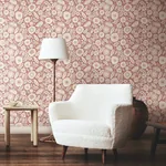 York Designer Series Camille Blossom Vintage Rose Wallpaper - SKU LM5391