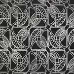 York Designer Series Cartouche Black & Silver Wallpaper - SKU NW3528
