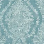 York Designer Series Charleston Damask Blue Wallpaper - SKU KT2213