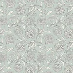 York Designer Series Chatsworth Garden Sky Blue Floral Trail Wallpaper - SKU VP1361