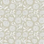 York Designer Series Chatsworth Garden Taupe Floral Trail Wallpaper - SKU VP1363