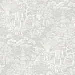 York Designer Series Chinoiserie Grey Wallpaper - SKU AF6573