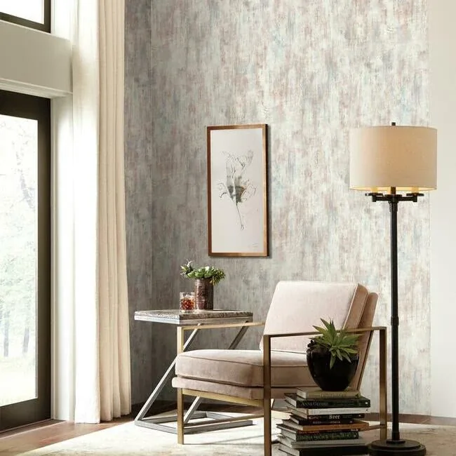 York Designer Series Concrete Patina Mutlicolor & Grey Wallpaper - SKU OG0578