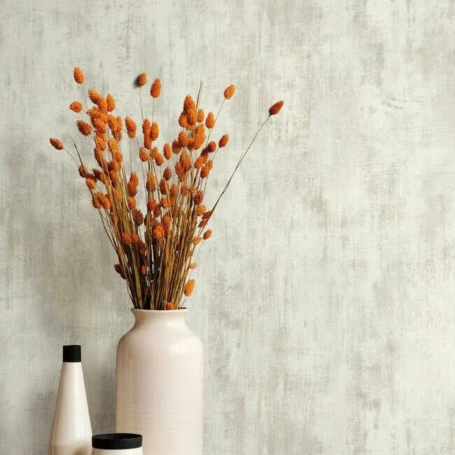 York Designer Series Concrete Patina White & Neutral Wallpaper - SKU OG0576