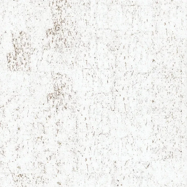 EV3902 | Cork Bright White & Gold Wallpaper