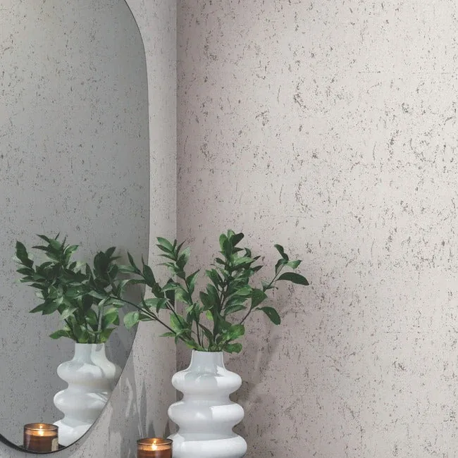 York Designer Series Cork Pale Grey & Silver Wallpaper - SKU EV3901