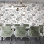 York Designer Series Cotswolds Poppies Grey Floral Wallpaper - SKU VR1534