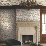 York Designer Series Courtyard Botanical Rose Wallpaper - SKU MX9651