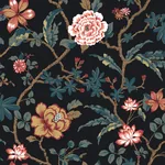 York Designer Series Courtyard Botanical Scarlet Wallpaper - SKU MX9656