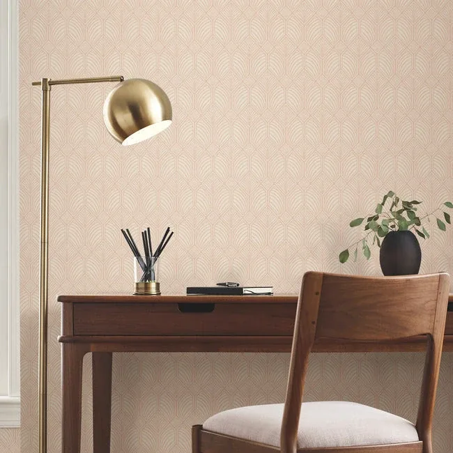 York Designer Series Craftsman Blush Wallpaper - SKU AC9186