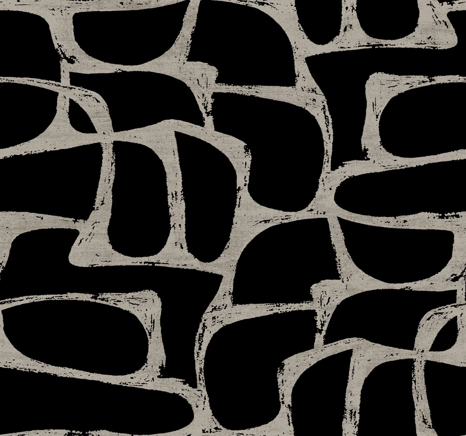 York Designer Series Craftsman Geometric Black Wallpaper - SKU DF3352