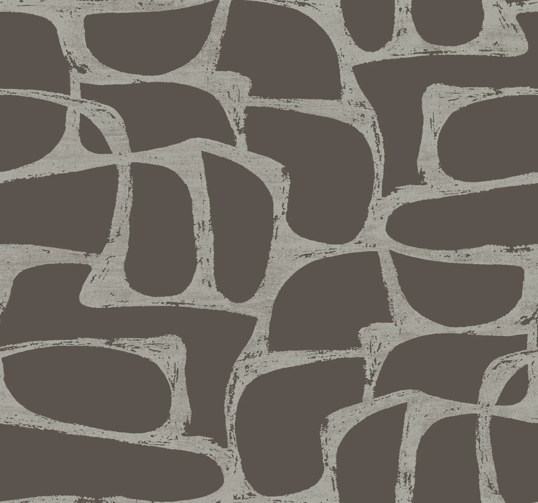 DF3355 | Craftsman Geometric Mocha Wallpaper