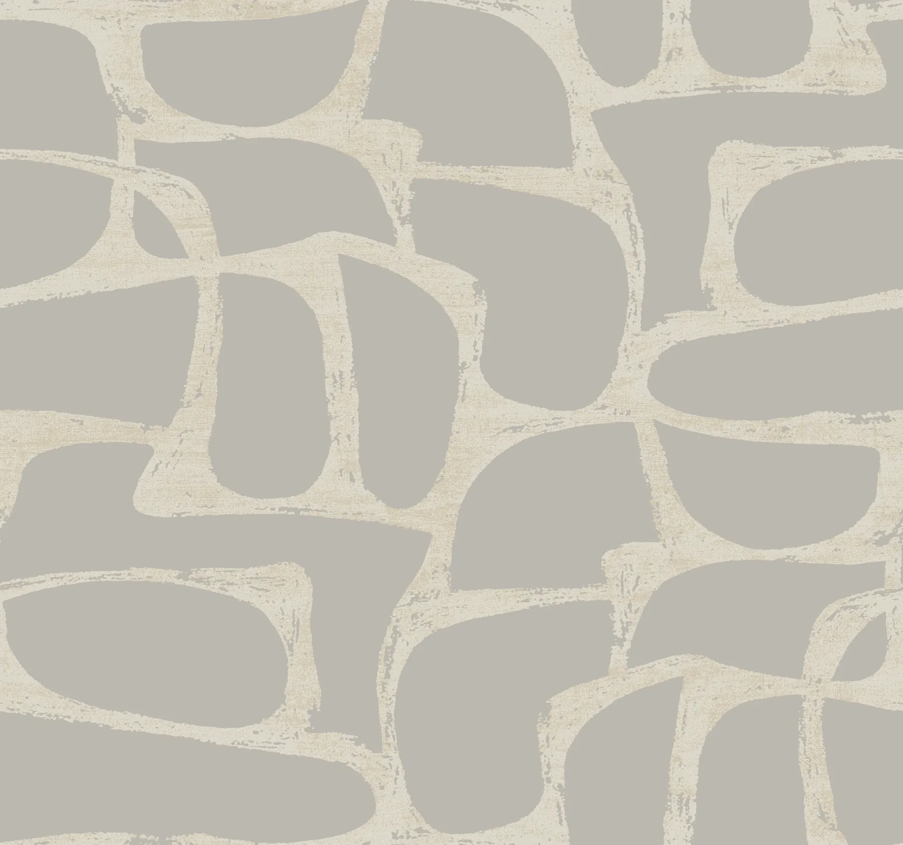 DF3354 | Craftsman Geometric Taupe Wallpaper